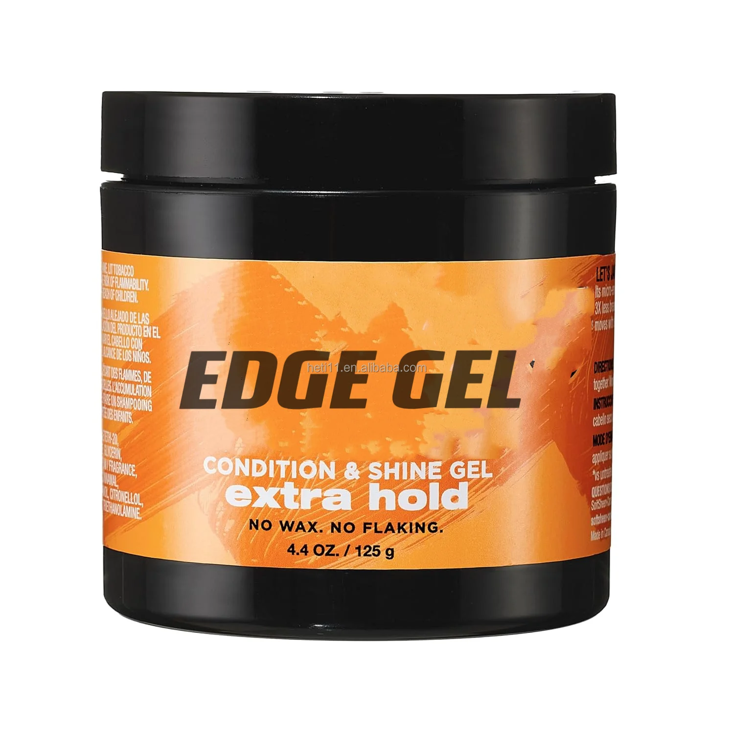 Lock all day extra hold braiding gel  Hair styling Twist locked edges Braided hair gel supplier Shine and jam ge