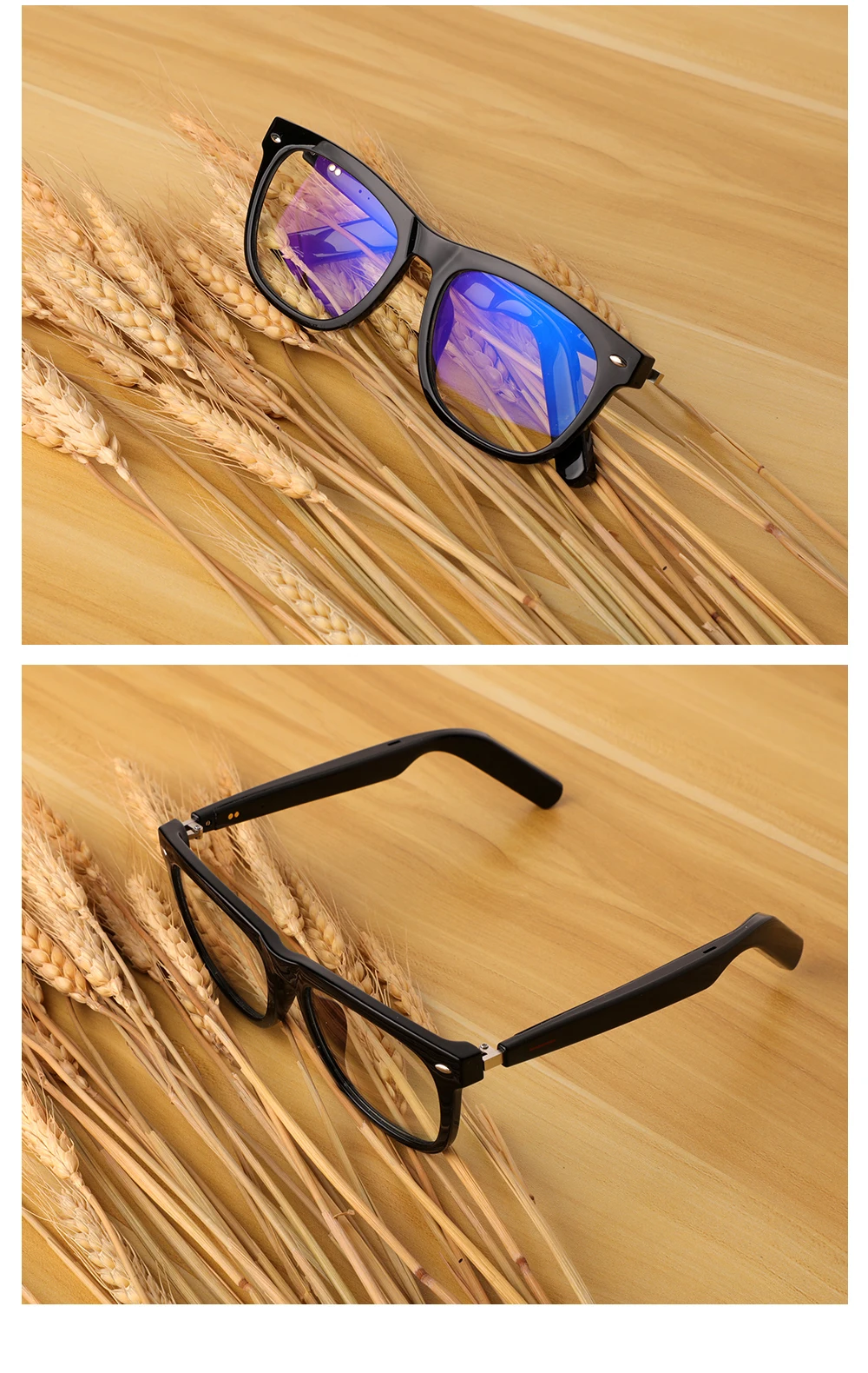 Newest Fashion Bluetooth Sunglasses Wireless Headphone Headset With Waterproof Anti-blue Smart Photochromic Double Bridge Audio