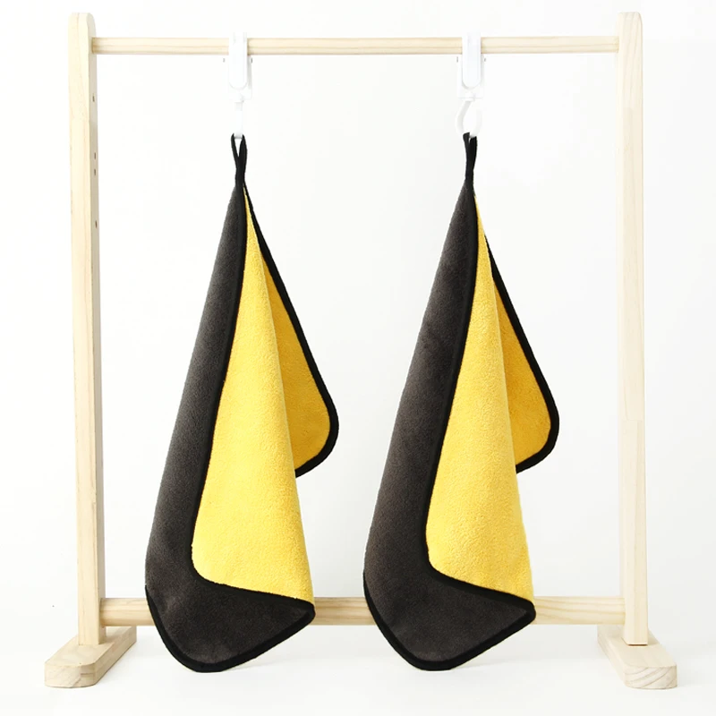 Eco-friendly Microfiber Polishing Waxing Cloth 30*60cm Chemical Guys Car Drying Cleaning Detailing Towels