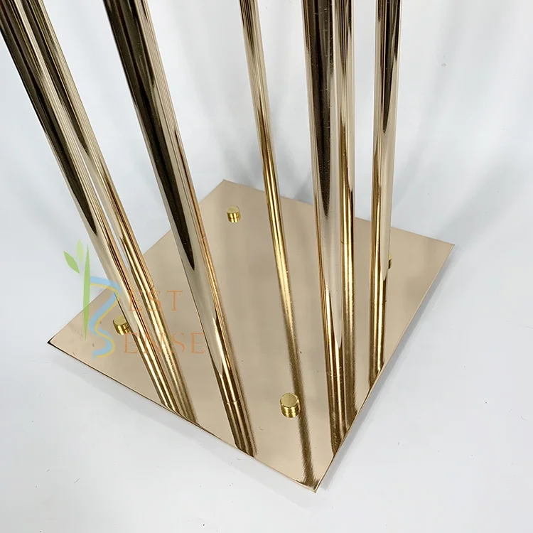 
8 Arms gold candelabra centerpieces for wedding table 