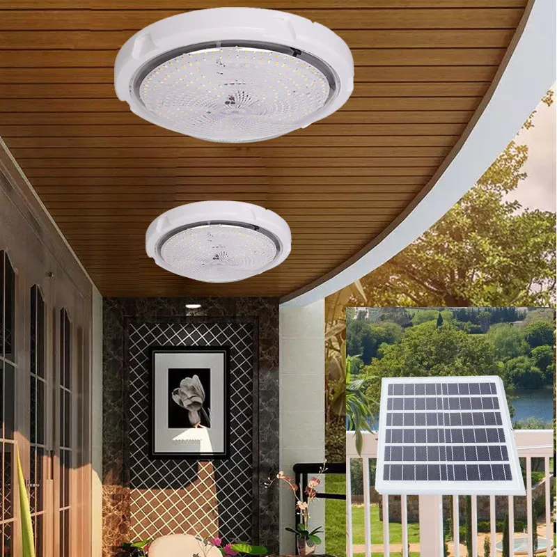 Factory Direct Price Solar Round Lamp 50w 60w 100w 200w 300w 400W 500W Ceiling Solar Lights Indoor