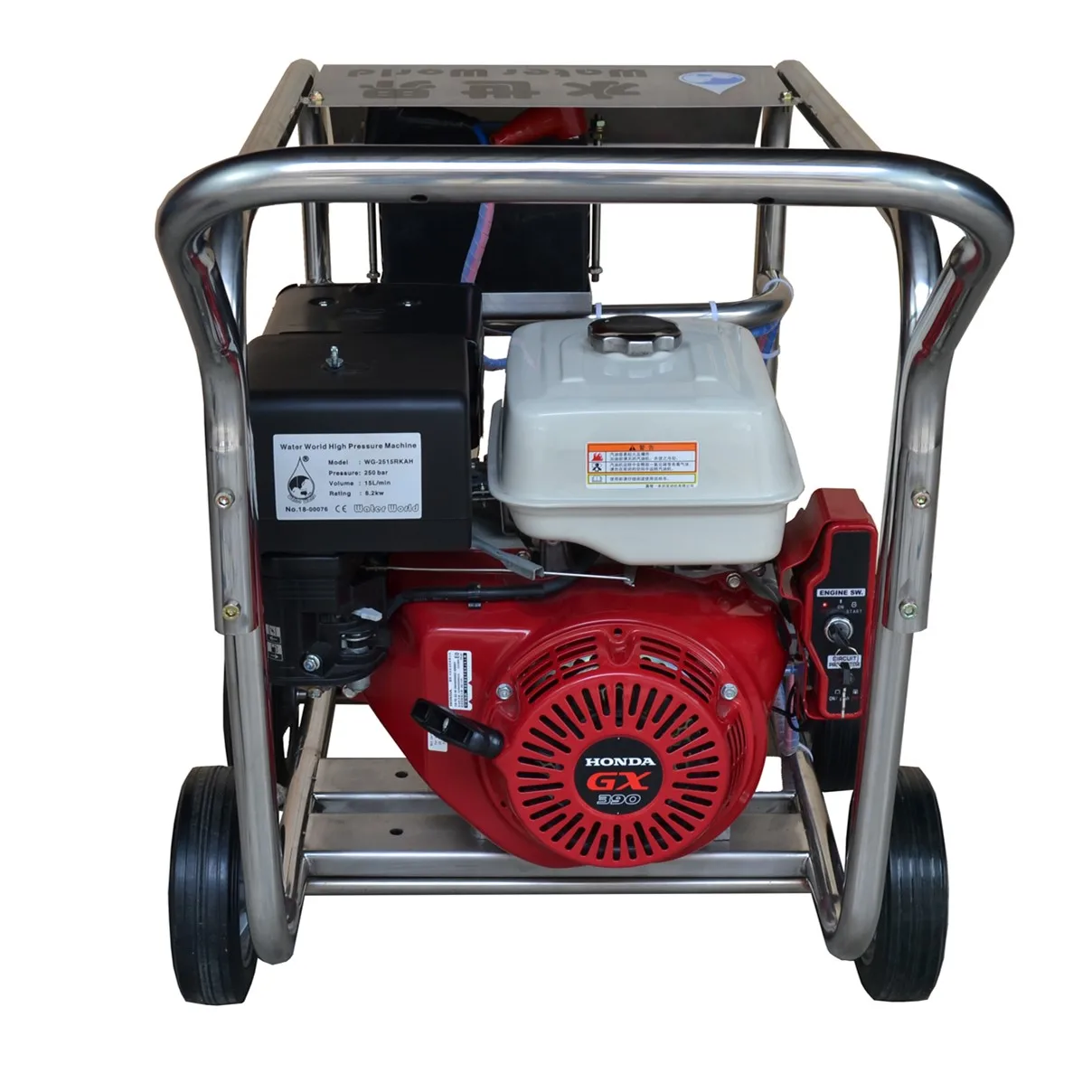 Cleaning  PowerShot Gas Pressure Washer Powered by GX390 Pressure Cleaning Machine