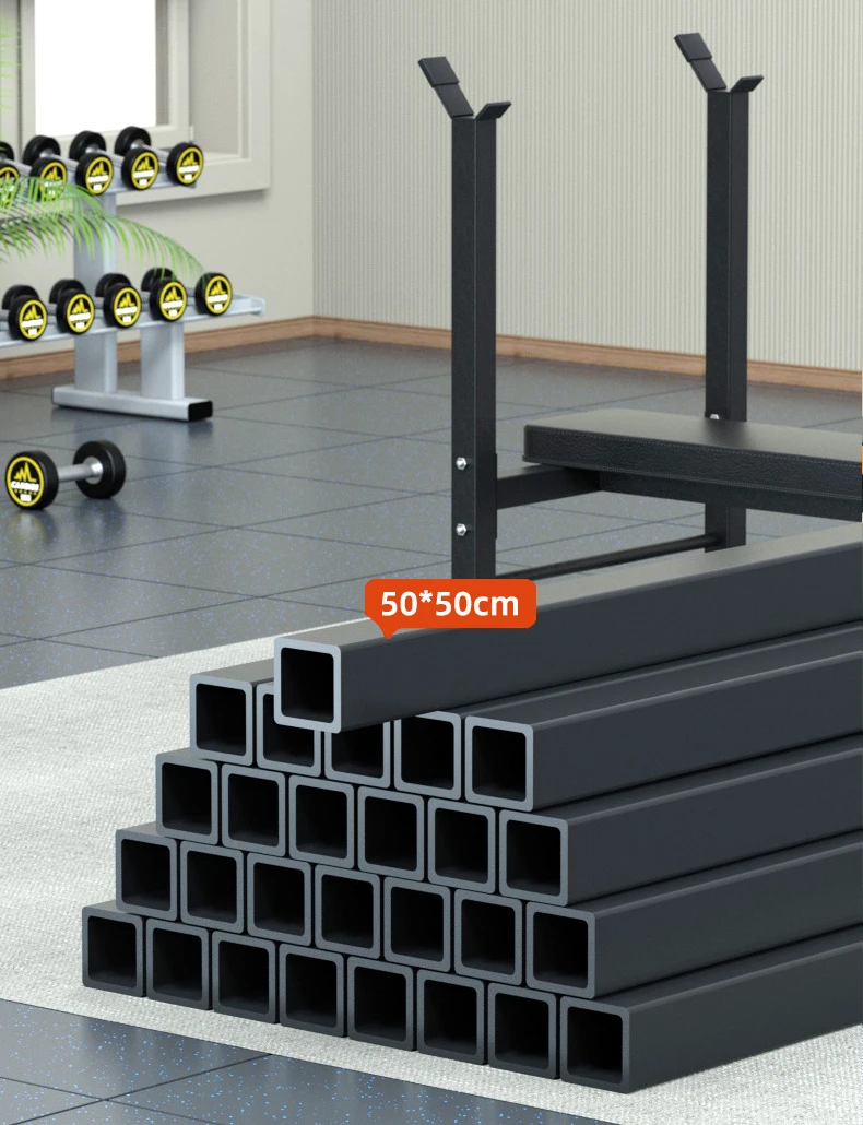 Indoor Multifunctional Fitness Weightlifting Bed Bench Press Barbell Squat Rack Dumbbell Bench