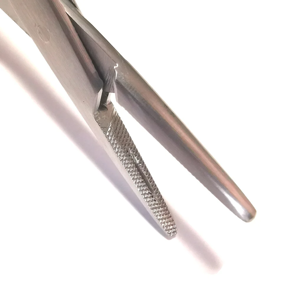 high quality stainless steel medical veterinary needle holder 14cm