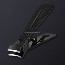 Large Size Wide Jaw Finger Toe Nail Clipper Black Pink Cutter For Thick Nails