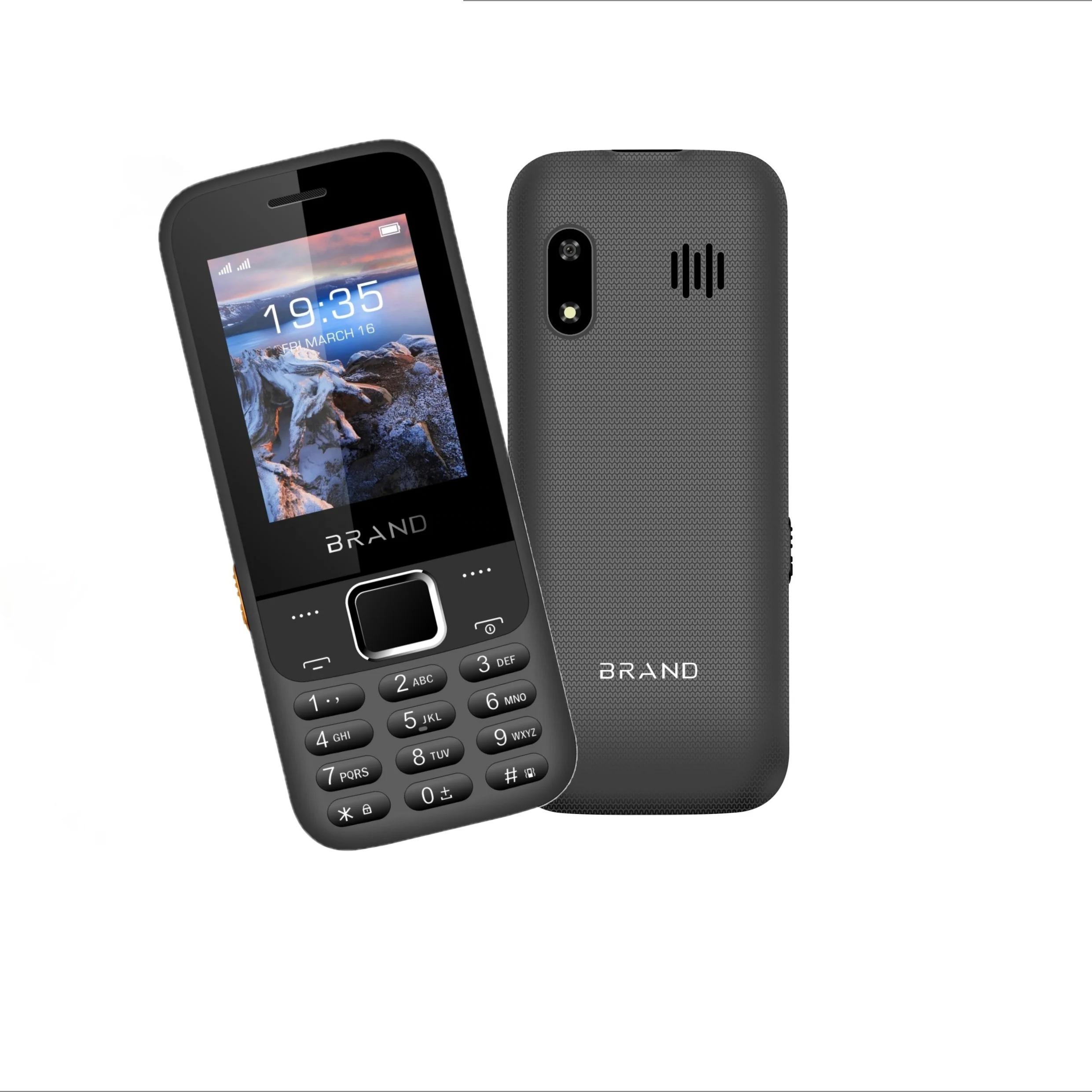 New model 1800mah battery 2.4 inch display P+R keypad dual sim 4g phone 4g feature phone 4g bar phone with type-c charging port