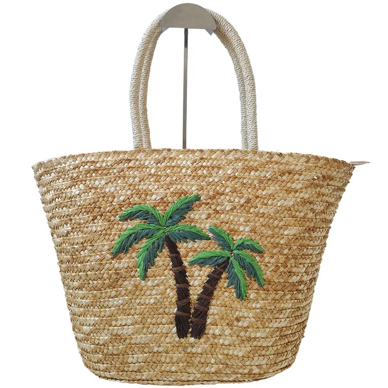 Женская Сумка-тоут из пшеничной соломы