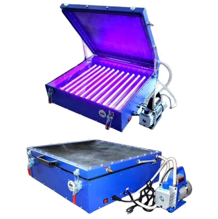 PCB resin lamp exposure curing screen printing plate making LED ultraviolet vacuum suction plate machine