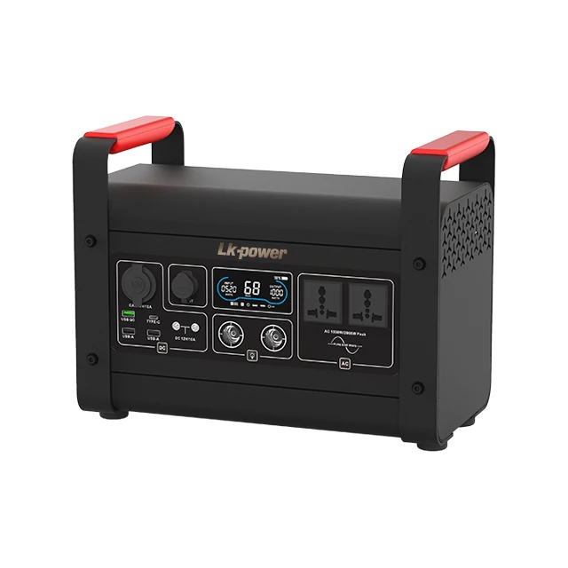 1000 Watts Power Station 1Kwh Mobile Solar Generator 220V Portable Power Bank Dc