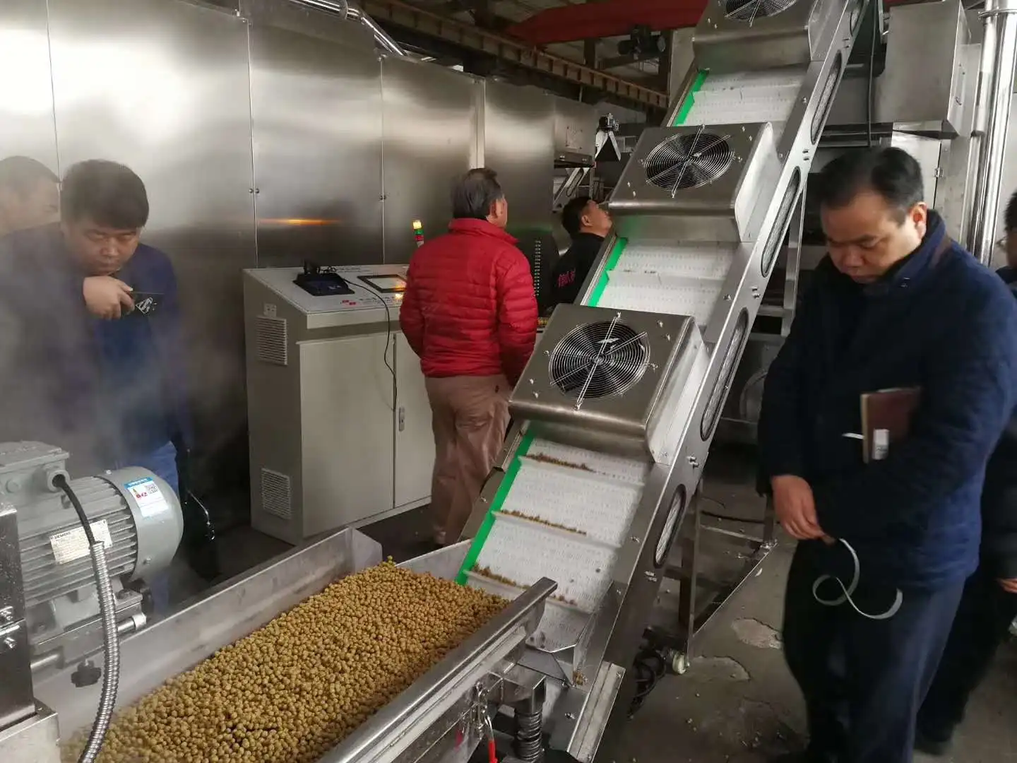 Complete processing line pet food production line fish dog cat feed making machine