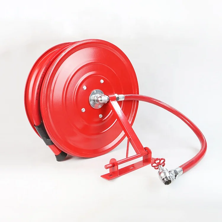 
Manufacturer customized fighting equipment steel / pvc swing type fire hose reel cabinet price 