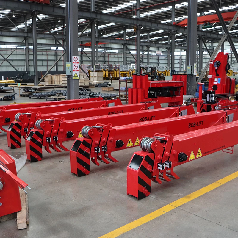 Telescopic Boom Hydraulic Arm Truck Crane for Sale 5Z 8Z 1000 KG Cranes Manufacturer BOB-LIFT 3 Ton 5 Ton 8 Ton 10 Ton 75 9.06m