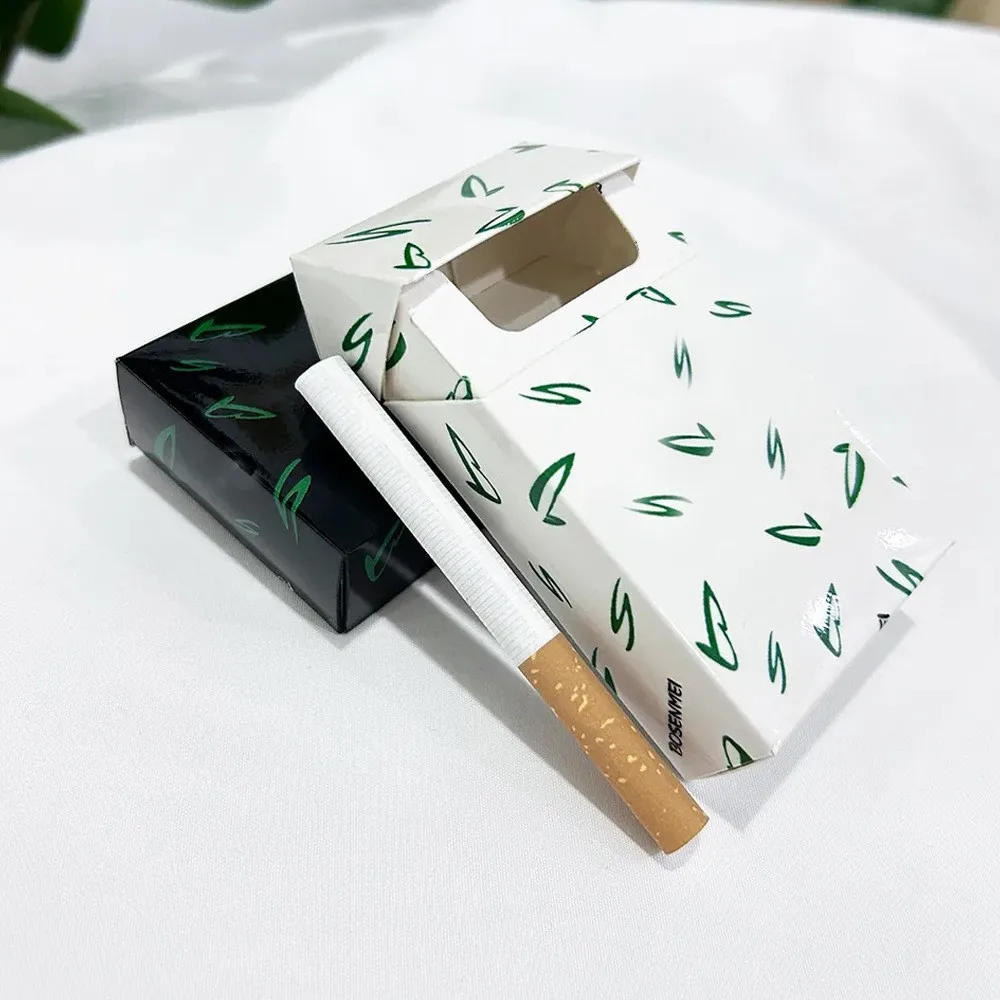 Empty Cigarette Packs Boxes Smoke Cigars Box Cartridge Packaging Cigarettes Carton Tobacco Empty Cigarette Box Custom Paper B1