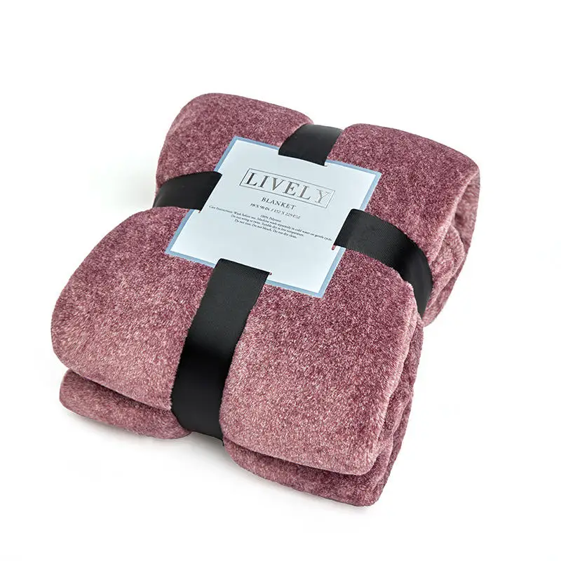 Оптовая продажа постельных принадлежностей удобное покрывало из хлопчатобумажной шерсти жаккардовое катионное одеяло