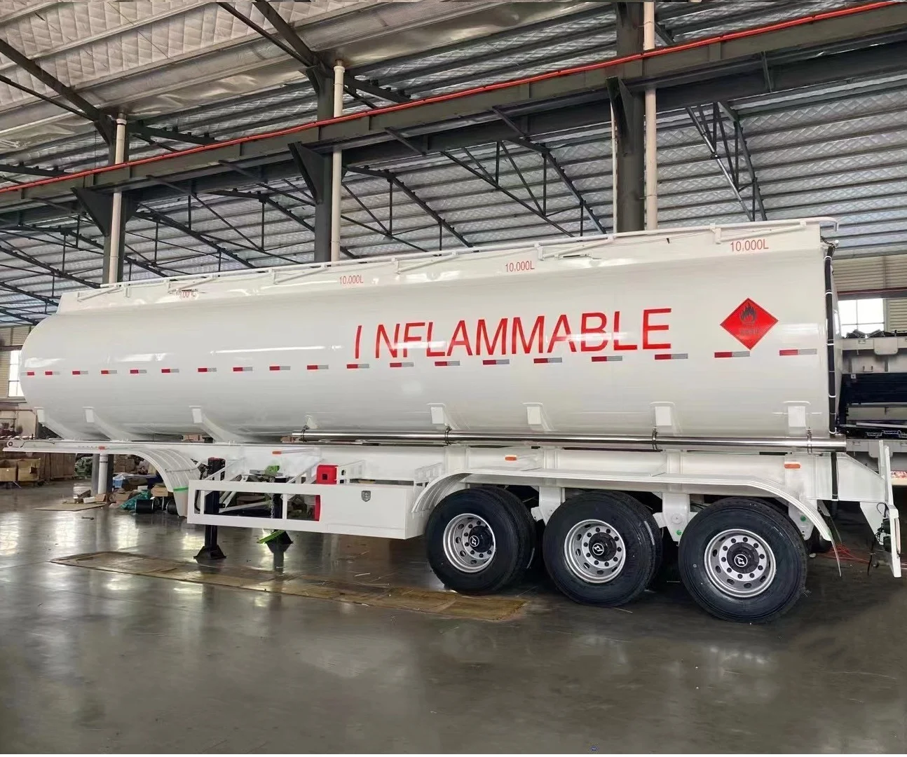 New Design 3 Axles 4 Axles Oil Fuel Aluminium Alloy Tanker Trailer 40000 45000 50000liters Tanker Trailer for Sale