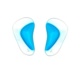 Plantar Fasciitis Arch Support Shoe Insoles Thicken Gel Arch Pads for Flat Feet Self-Adhesive Arch Cushion Inserts for Men&Women