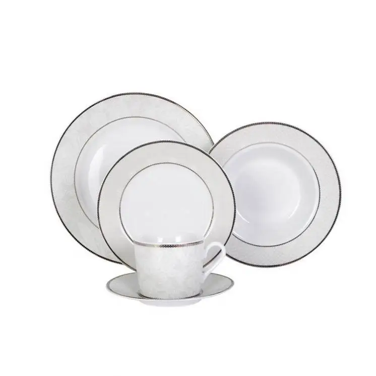 Guangzhou tableware supplier promotional items custom decorative wedding decorations porcelain dinnerware