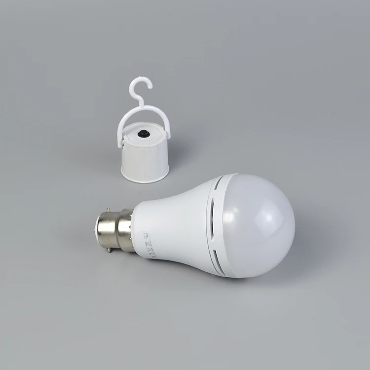 9 Watt Emergency Bulb Rechargeable Light B22 E27 Battery Operated LED Light Bulb For Home Outdoor