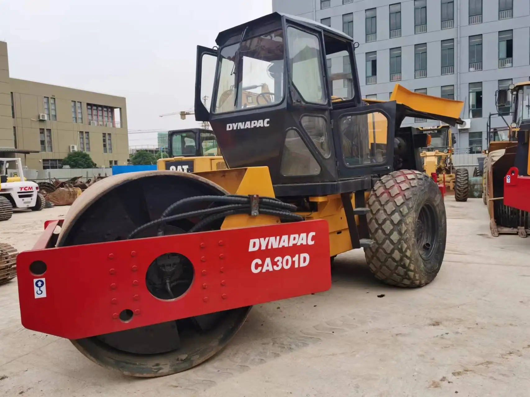 Used Road Roller Dynapac CA301D CA30D CA25D for Sale Single Double Drum Road compactor price