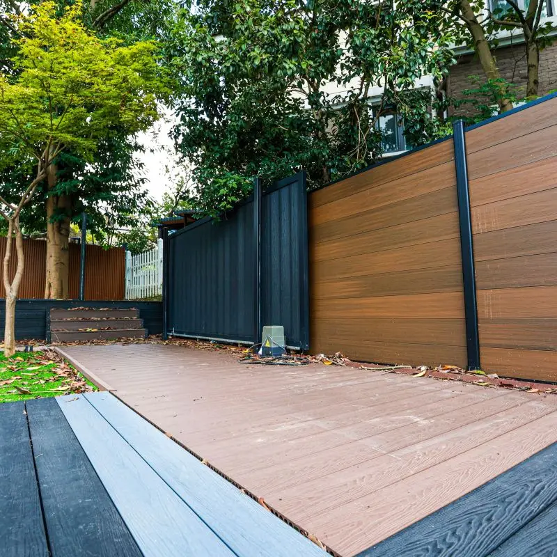 European Style Waterproof Outdoor WPC Deck Board Flooring Modern 3D Wood Grain Composite Decking Wood Plastic WPC Decking