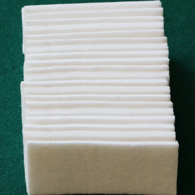 
Factory low price polyester 10 micron air filter cloth coarse filter cotton 