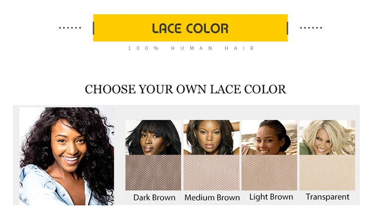 100% natural human hair curly wigs