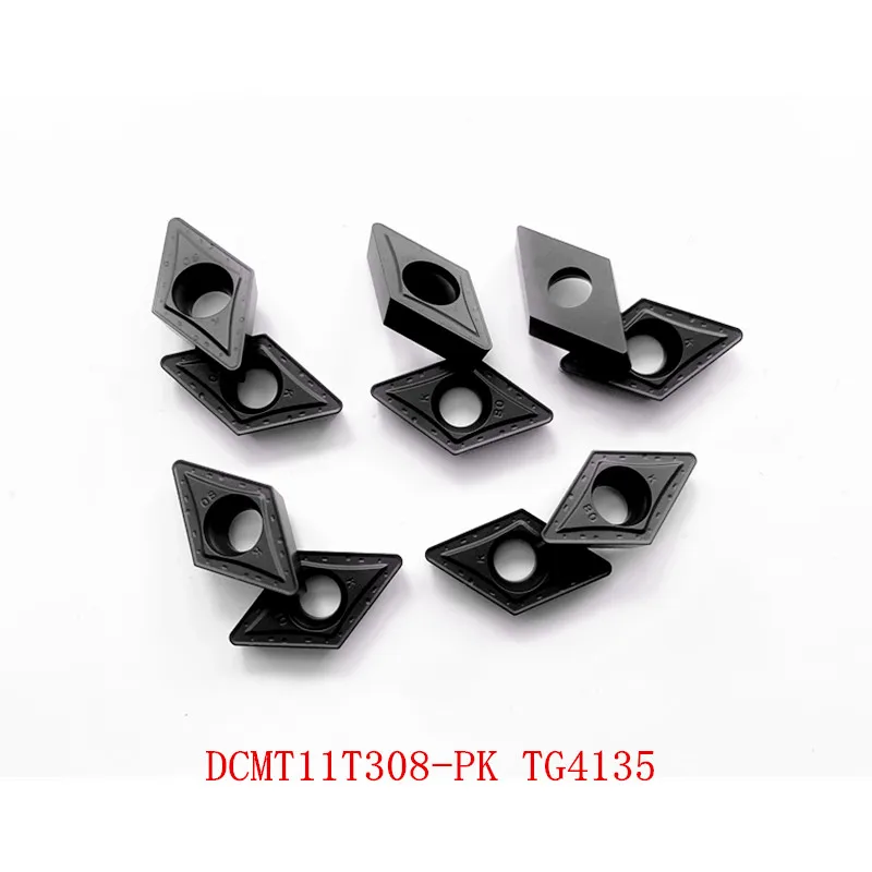 Карбидная ЧПУ вставка DCMT11T3 TG4135 DCMT0702 для стальной заготовки