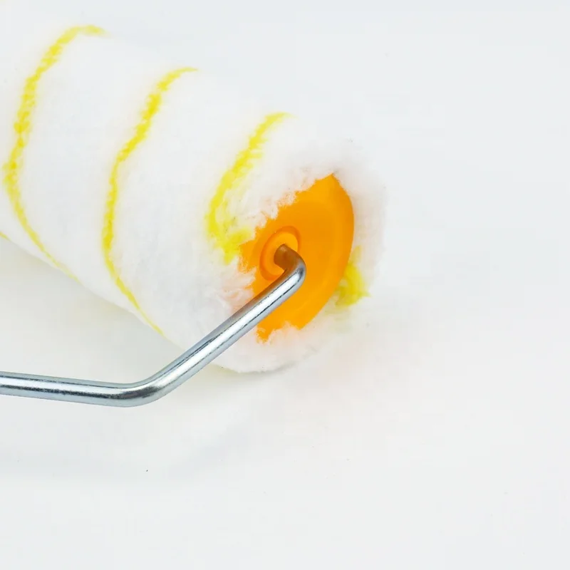 High Grade Quality Paint Roller Brush With Yellow  Head  With Low  Price Manufacturer