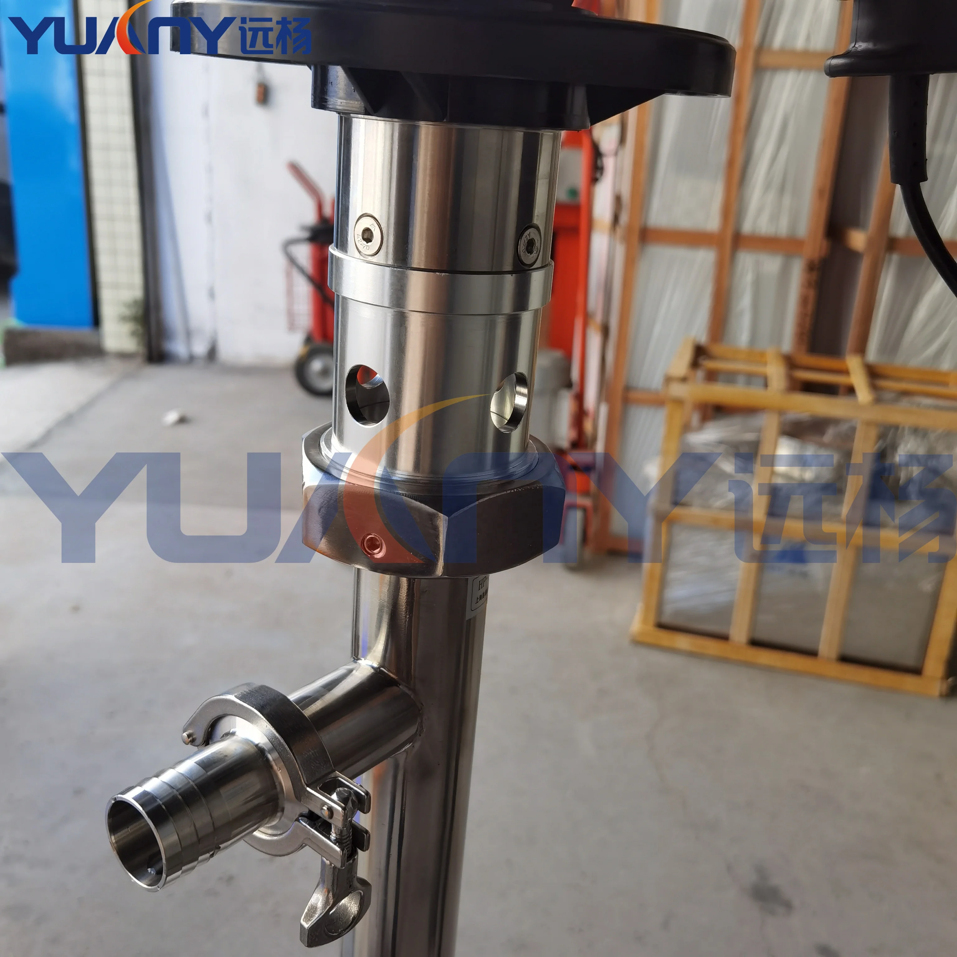 YUANYANG  Hand Type Self-priming Electric Drum Barrel Pump Screw Pump 1000mm 45 L /min 51mm 825w