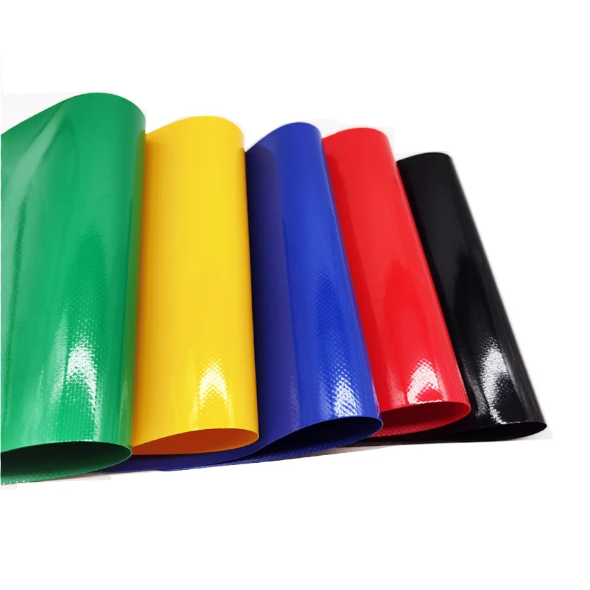 Hot laminated custom colorful 500d pvc tarpaulin price per square meter pvc tarp fabric