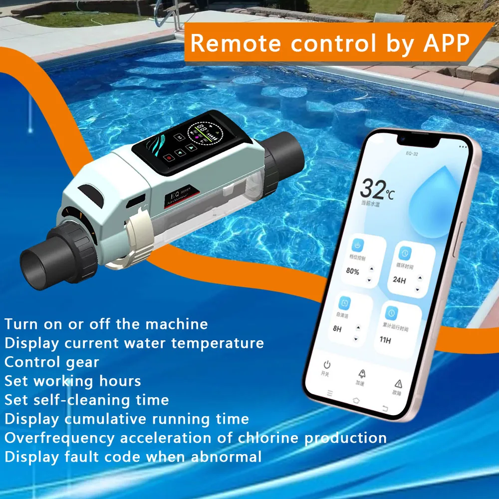 Pool salt chlorine machine salt chlorinator cell pool salt chlorine generator Clorintor de sal for swimming pool