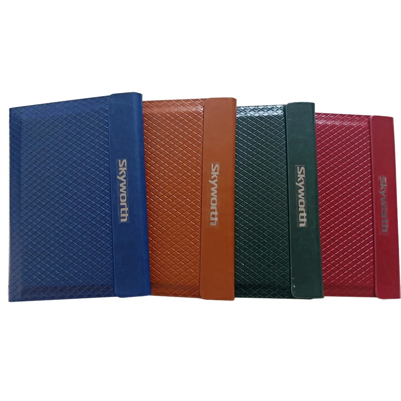
2020 high quality corporate professional saffiano pu leather planner organizer with magnetic closure 