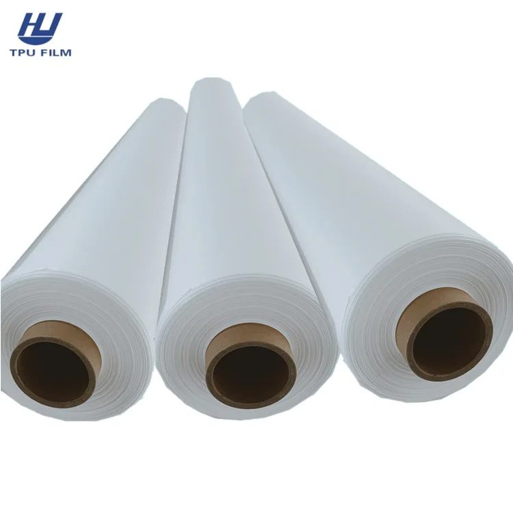 Low Breathable Waterproof TPU Film / White Matte TPU Membrane for Textile Lamination for Mattress Protector