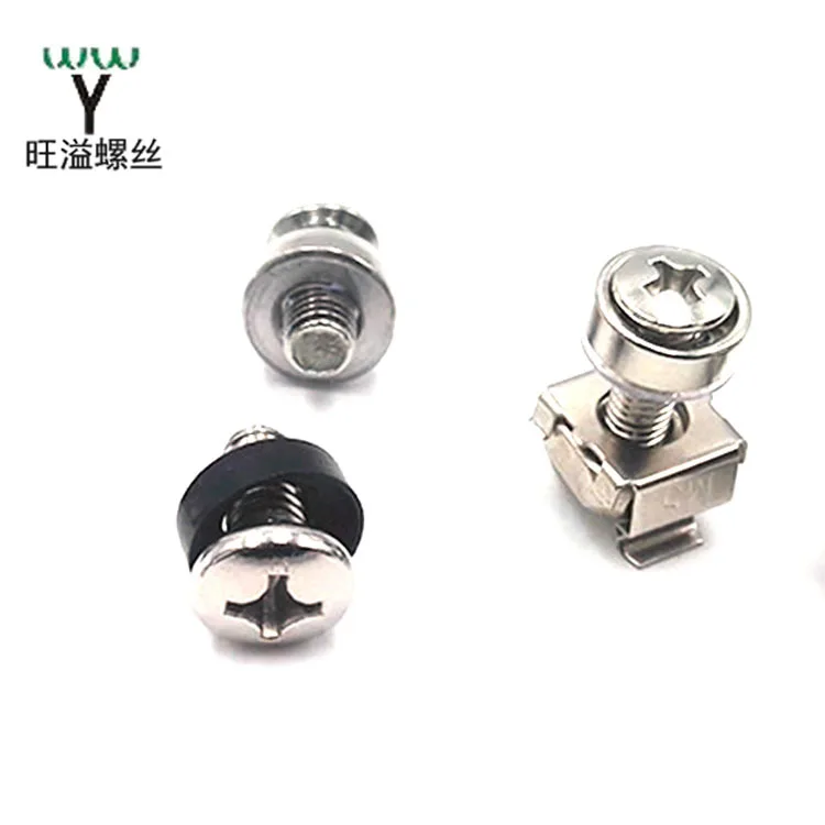 Carbon Steel Combination Crown Machine Screw  with washer