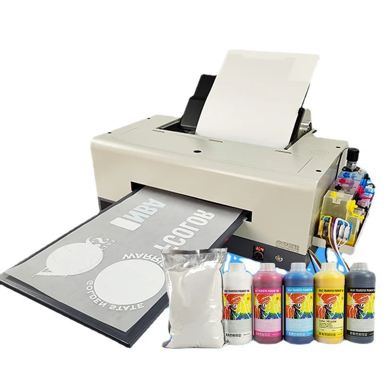 Factory Price Blank DTF transfer film DTF Direct To Film Printing On Desktop DTF Printer L1800 blank transparent transfer film