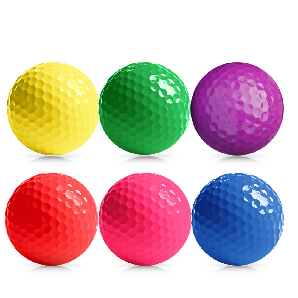 Factory New Multi Colored Solid Balls Custom 2nd 3rd Tier Practice Balls Golf Colour Balls