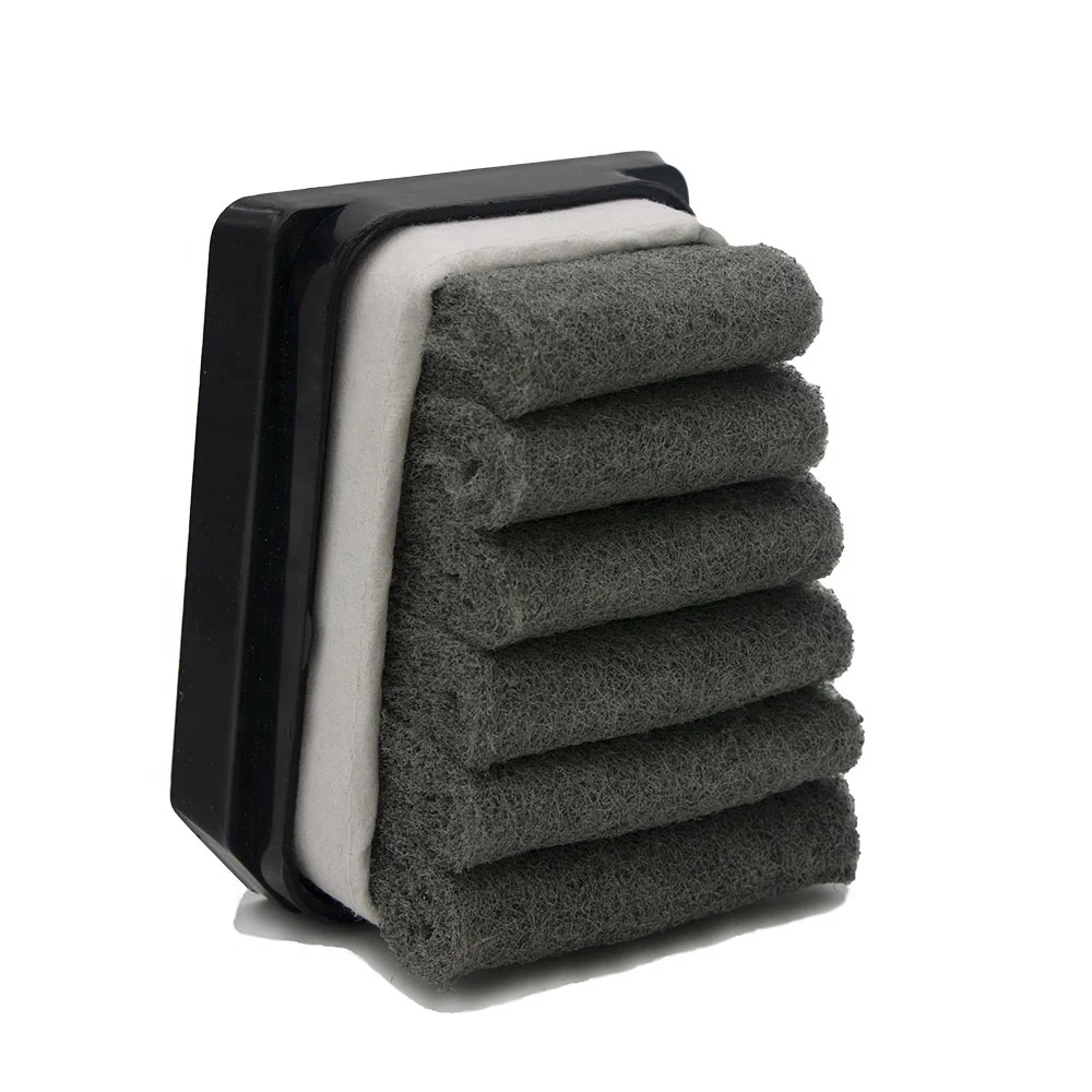 Frankfurt fiber honed finish abrasive brush with diamond powder and non-woven micro-fiber for matte surface marble