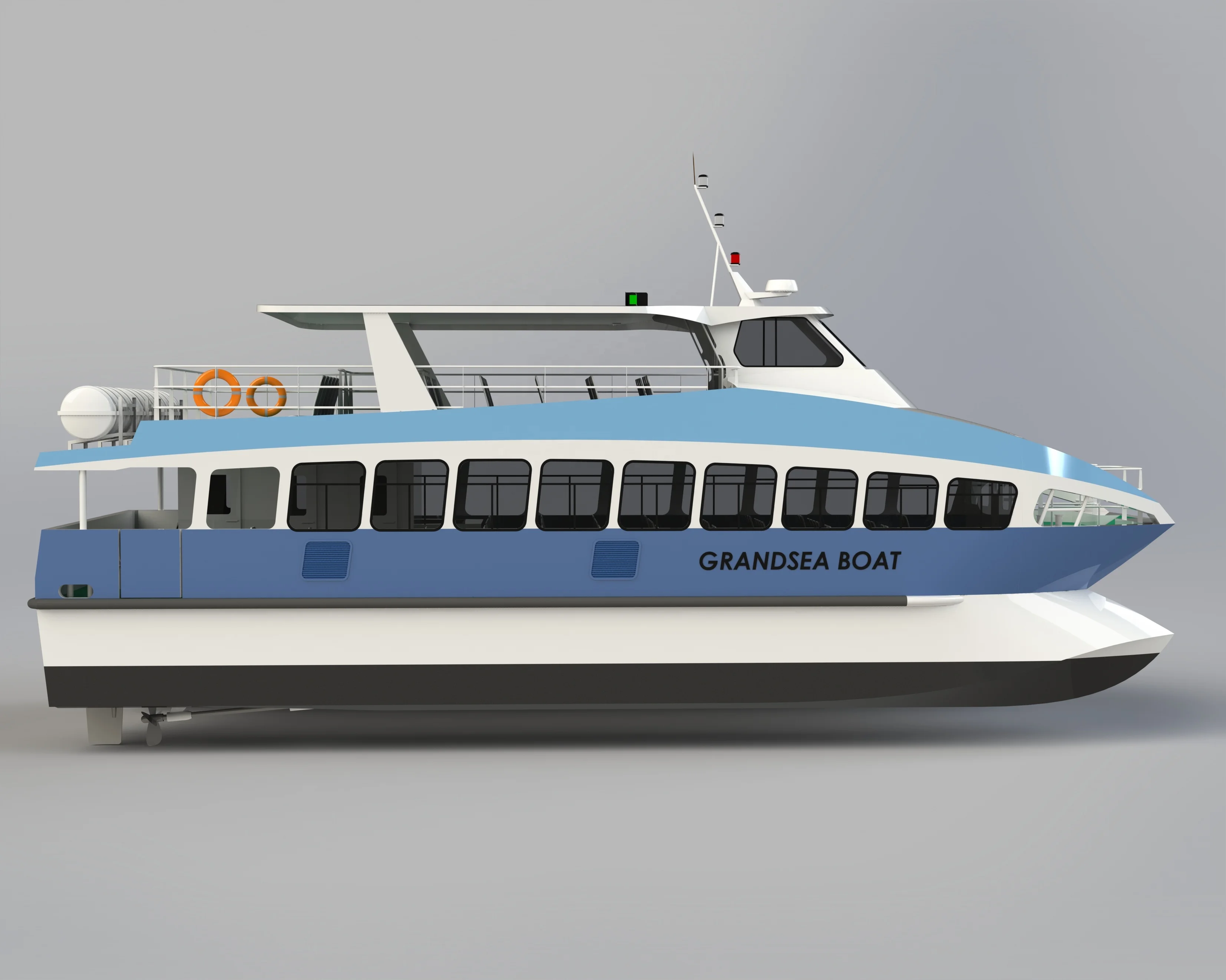 Grandsea длина 17 м/56ft сплав корабль катамаран пассажирское судно паром для продажи