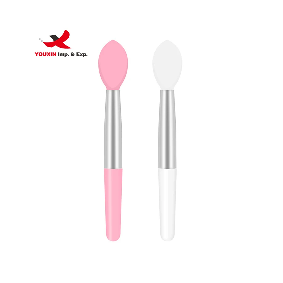 FENGFLY Wholesale custom logo Mini Reusable Lip Mask oil care balm scrub silicone lip applicator Silicone Lip Brush