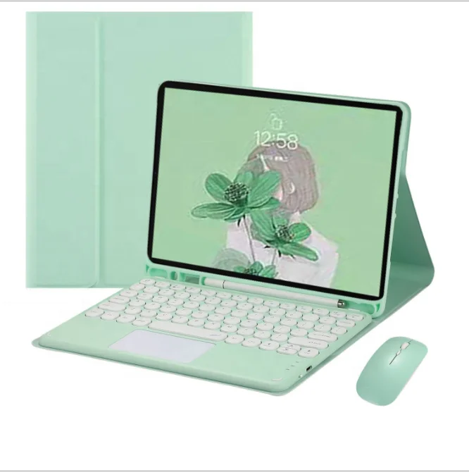 Чехол с клавиатурой и мышью для iPad 10 2 2019 2020 9 7 2017 2018 5 6 8 поколения Air 1 3 4 Pro