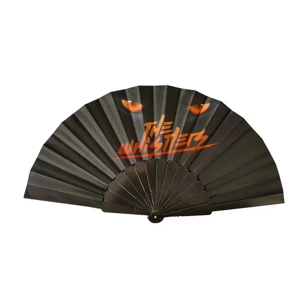 Promotion Custom Printed logo Folding fan 23cm Plastic Hand Held Fan for Wedding Festival favors