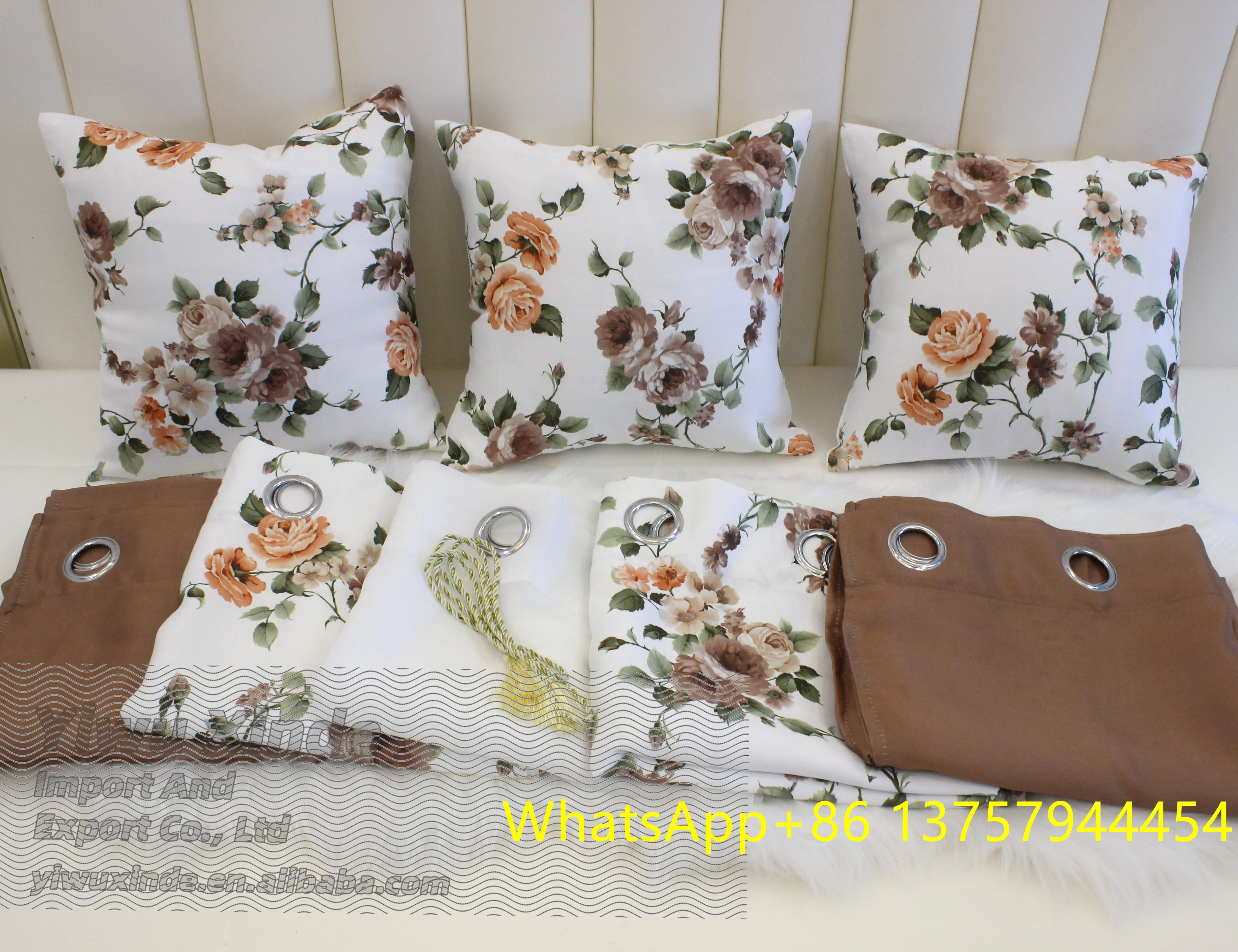 China Factory Supply 100% Polyester Window Curtains Blackout Curtain For Living Room Bedroom