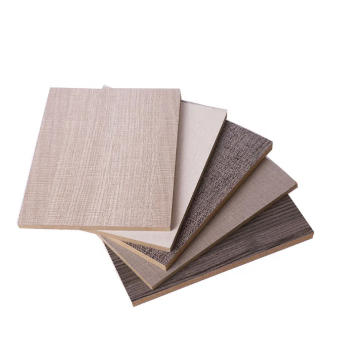 Cheap 16mm White Melamine MDF  Paper Coating Faced Laminated Plywood Board