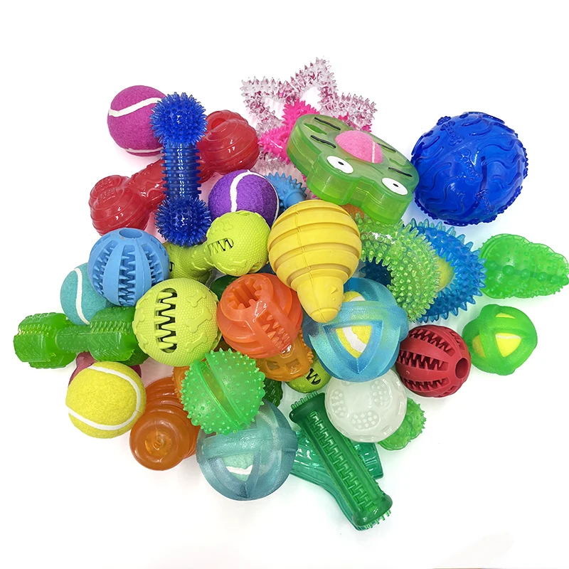 2024 Newly Designed Squeaky Dog Toy Various Shapes to Chewing Rubber Dog Toy