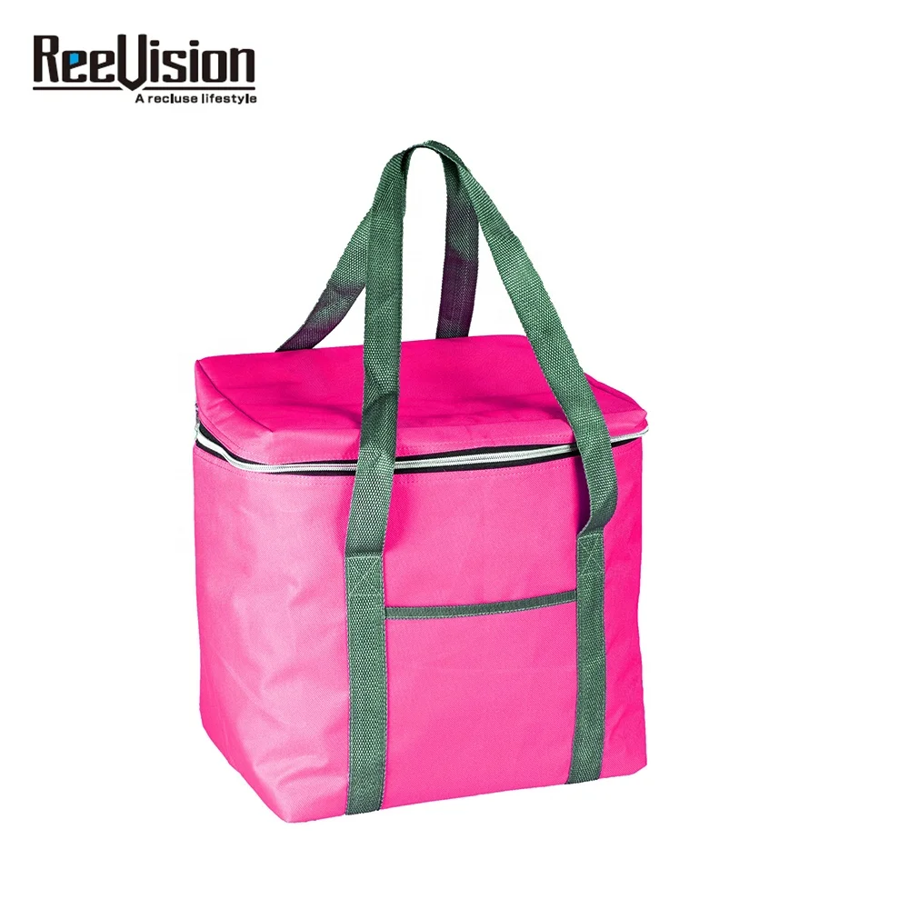 custom Large capacity Ice bag insulated thermal bag food delivery picnic camping Cooler Lunch Bag