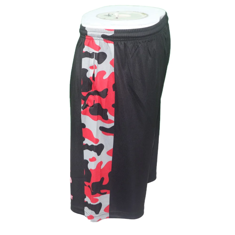 Custom sublimated digital camo pattern full print  side panel lacrosse reversible jerseys and shorts sets