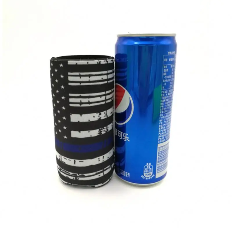 promotion durable material custom made logo Can Cooler holder beer can and bottle neck shrink sleeve sleeve cover