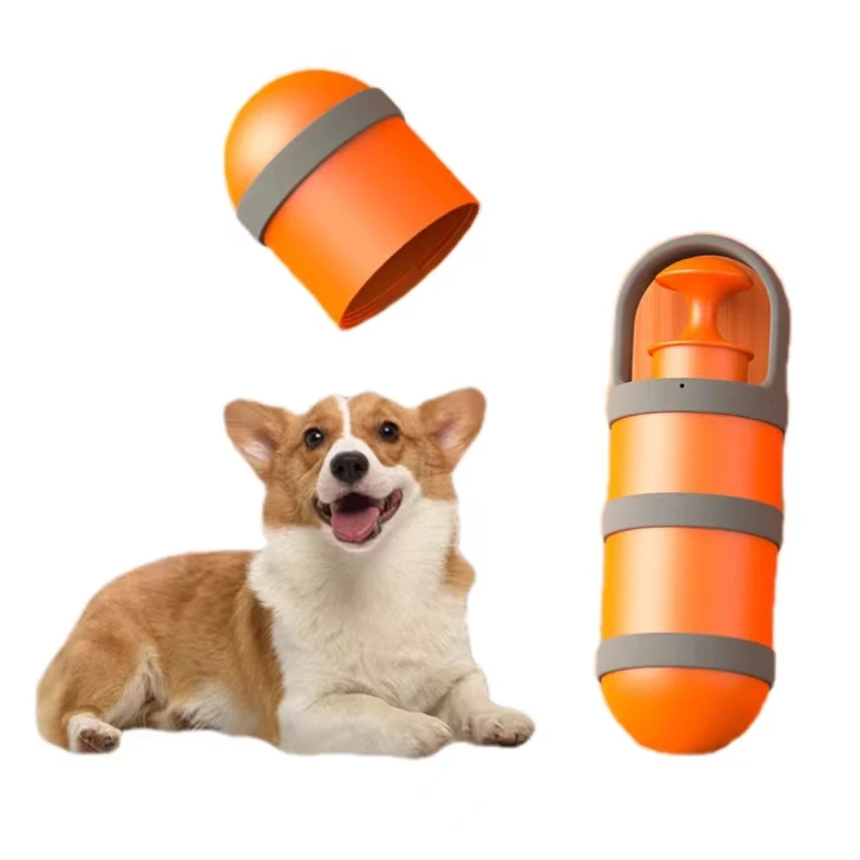 Portable Dog Poop Scooper Sanitary Dog Waste Picker Upper With Bag Dispenser Convenient Pet Waste Cleaner Bag