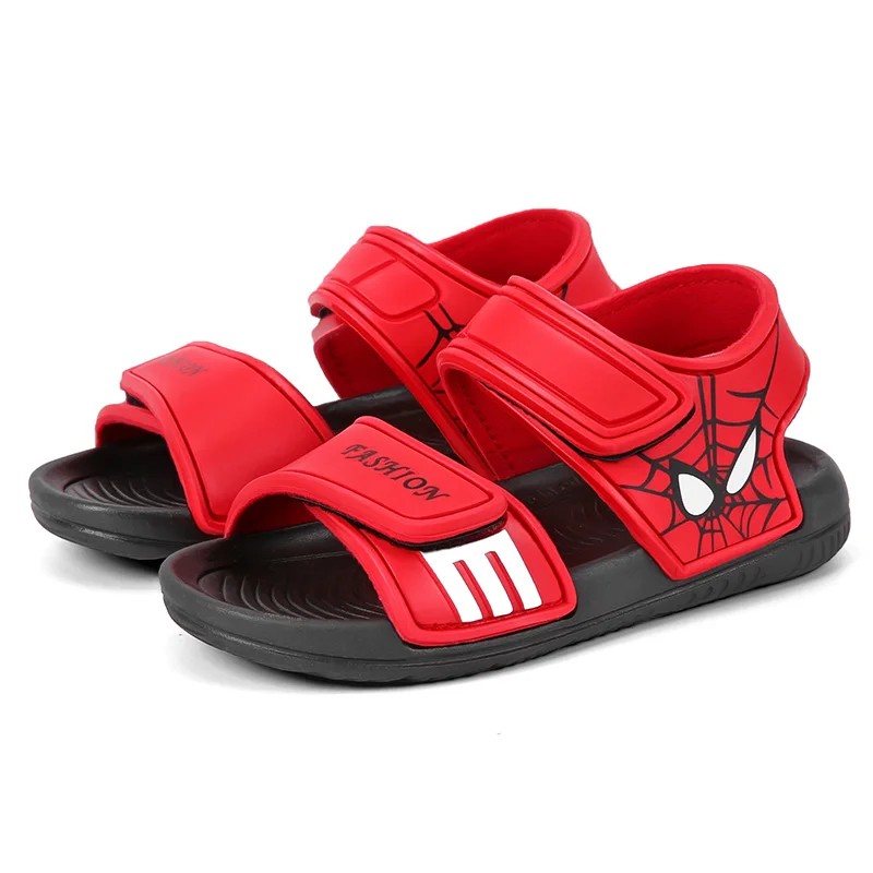 
2020 New Design Summer Cute Cartoon PU Leather Baby Girl Boy Sandals Hot Sale Flat Children Kids Sandals Size 23-31 