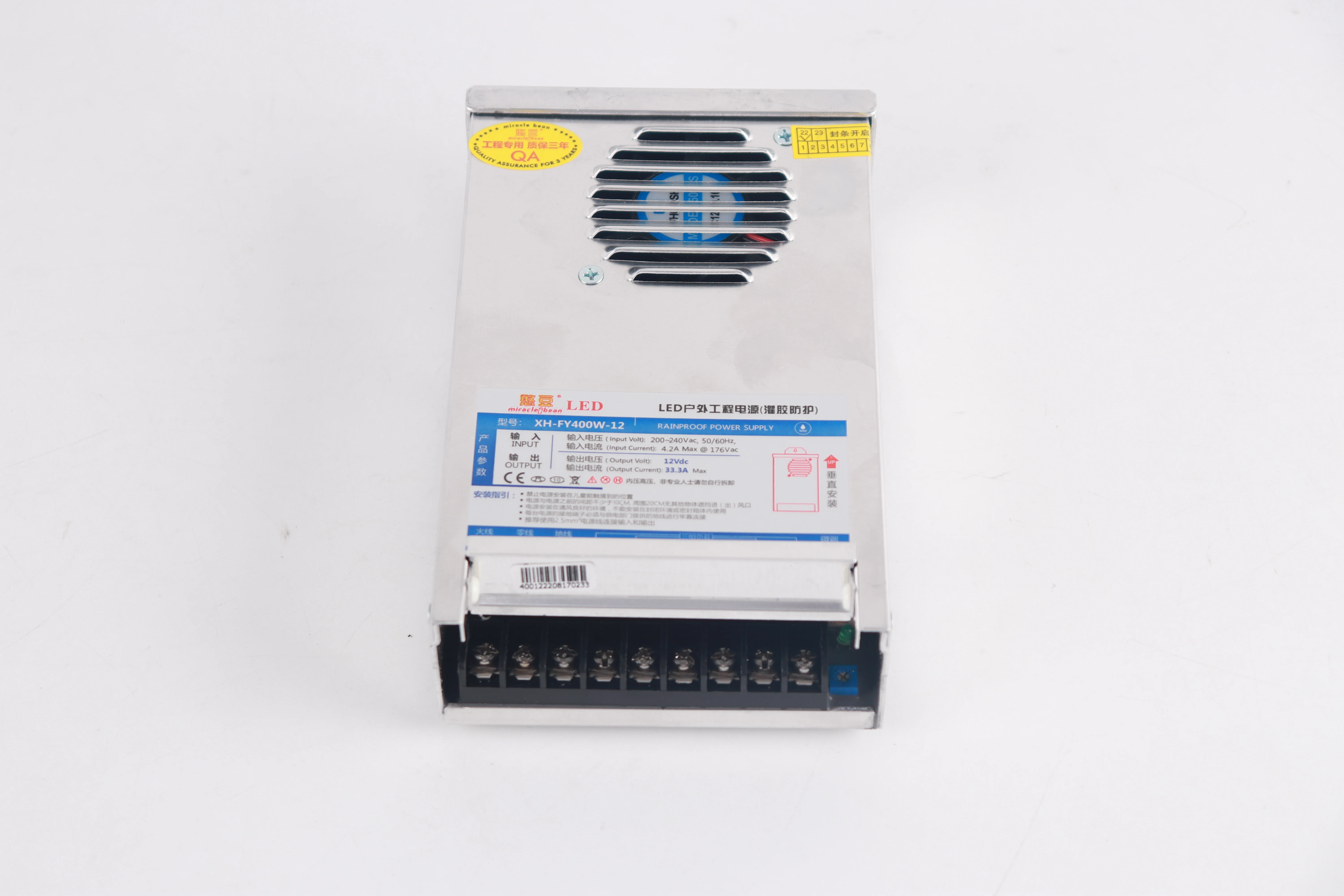 12V 33.3A  400w Switching led DC Power Supply non-waterproof led driver  for LED strip light